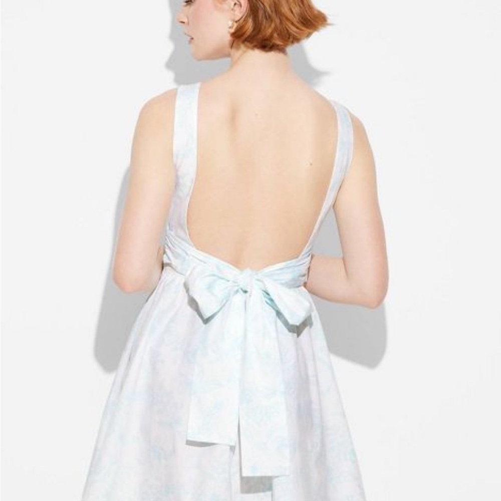 Wild Fable Backless White Dress